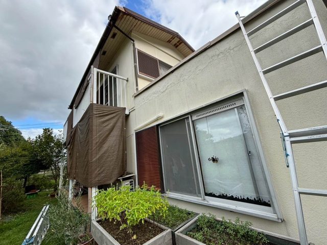 小郡市で屋根調査を行った住宅