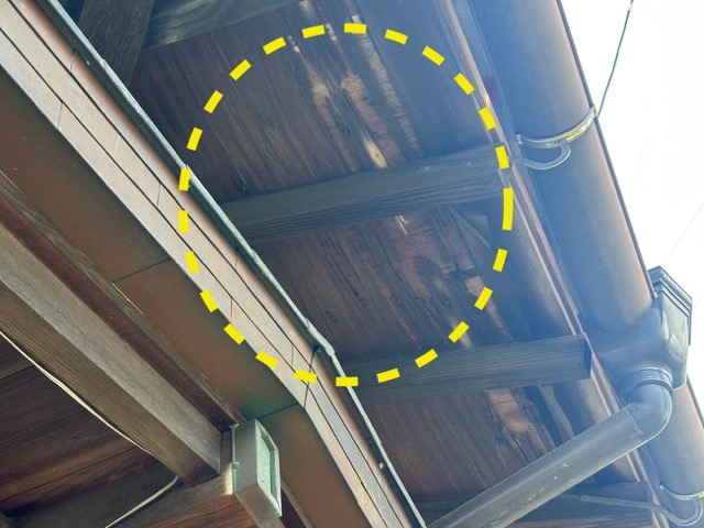 太宰府市の屋根調査、屋根の腐食