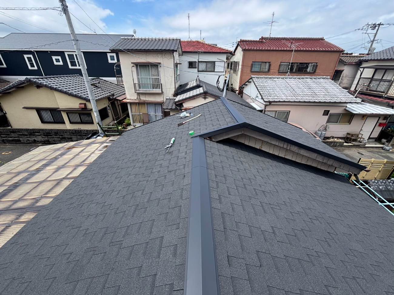 葺き替え工事、オークリッジスーパー