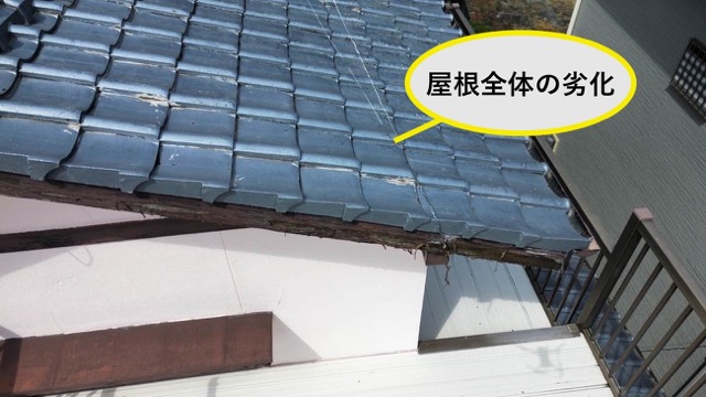 屋根全体の劣化