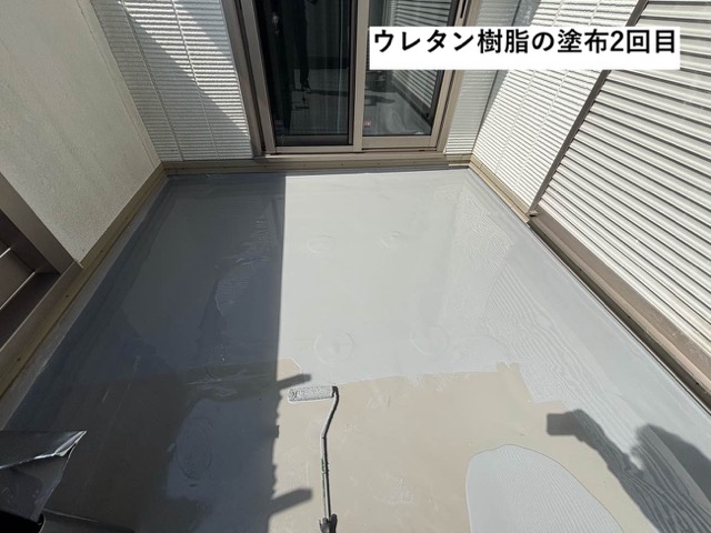 小郡市で実施した防水工事写真
