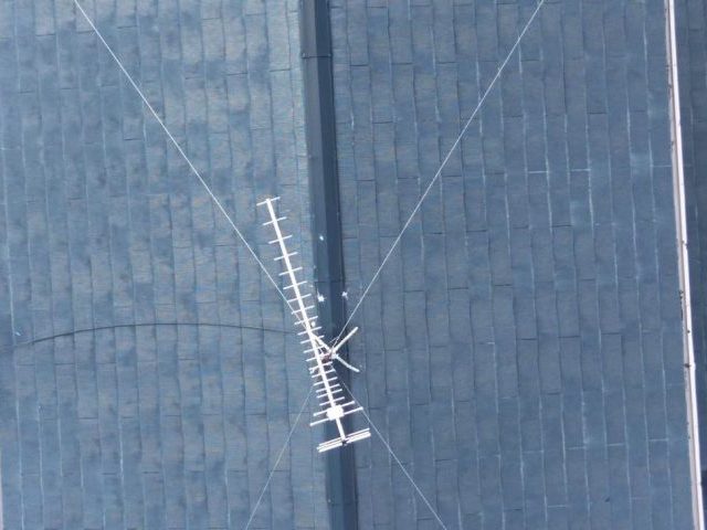 太宰府市のスレート屋根の劣化