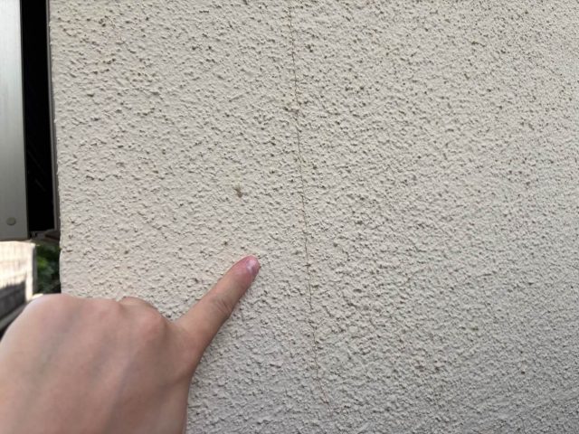 筑紫野市の外壁劣化を指摘