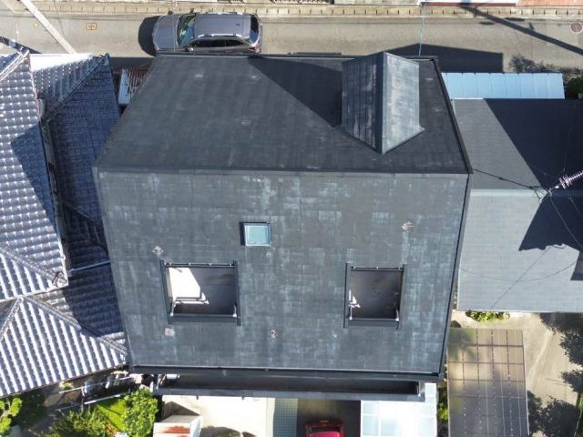 筑紫野市のドローンによる屋根の調査