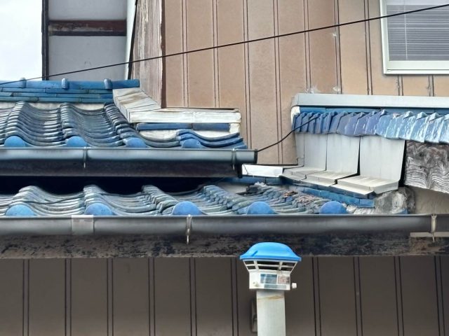 遠賀郡で雨漏り点検中