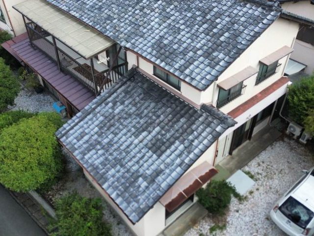 小郡市の雨漏り調査ドローン撮影
