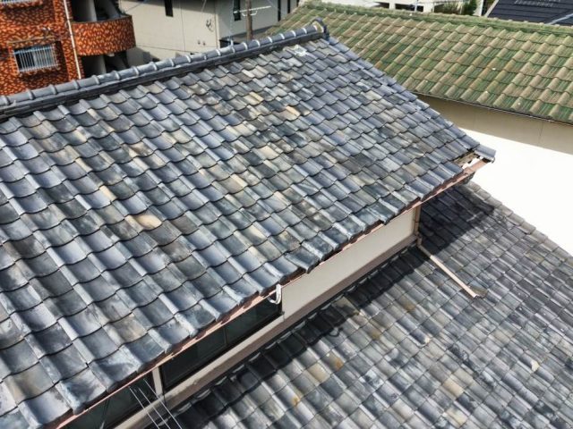 小郡市で雨漏りしていた瓦屋根