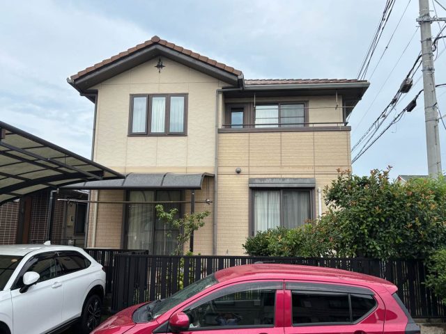太宰府市の外壁塗装前の状況