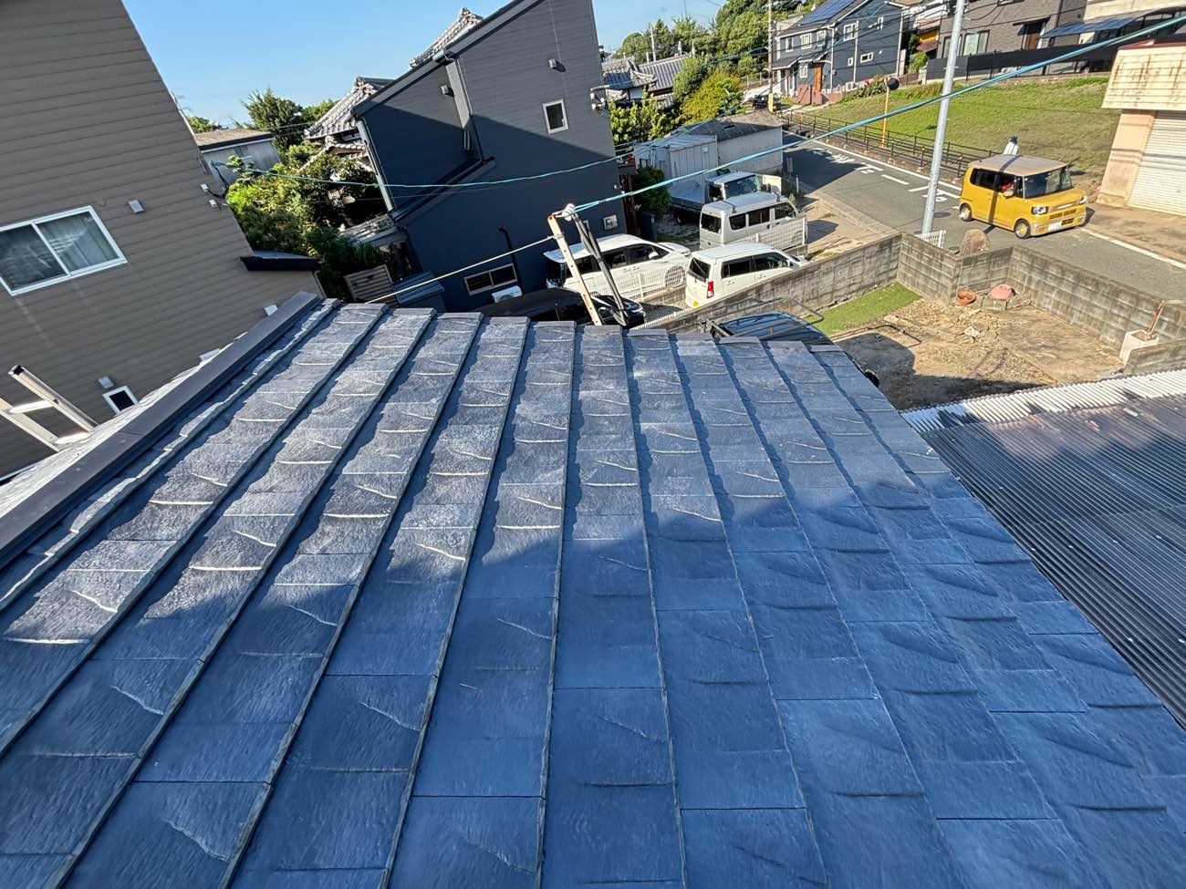 太宰府市の屋根葺き替え工事、ルーガ