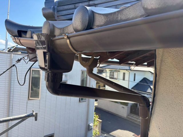 太宰府市で壊れていた集水器