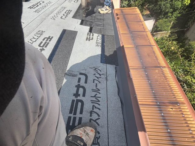 小郡市でオークリッジスーパーを設置している様子