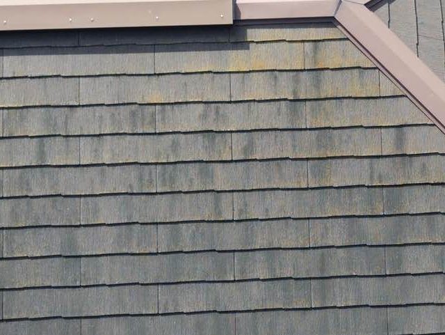 小郡市で見つかったスレートの劣化