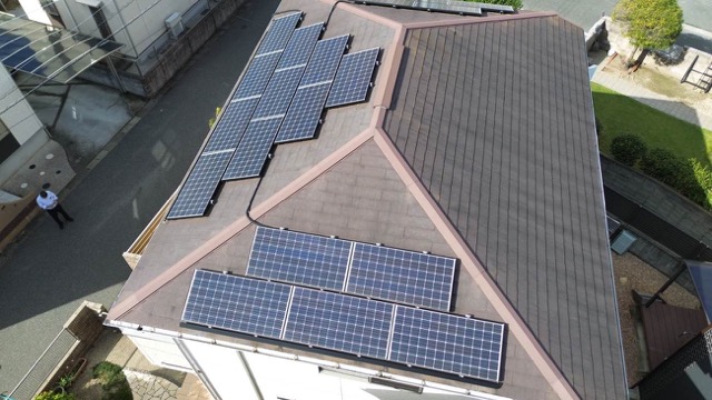 筑紫野市屋根塗装工事、ビフォー