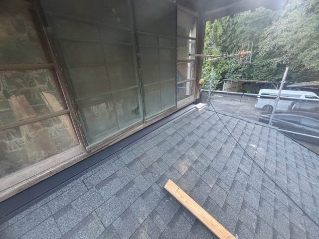小郡市で板金施工を行っているところ