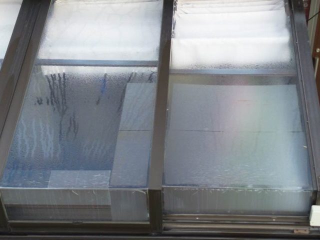 筑紫野市で調査したサンルームのポリカ屋根