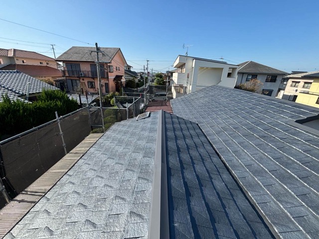 太宰府市の屋根工事、ルーガ鉄平を採用した葺き替え工事