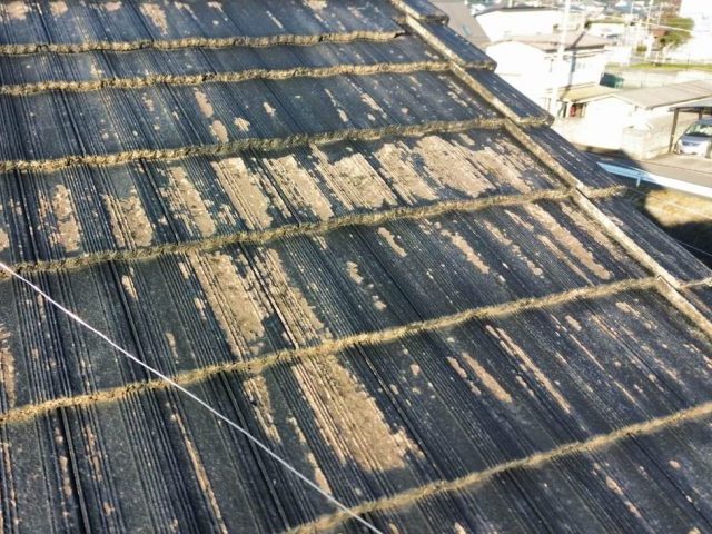 太宰府市の傷んだ屋根