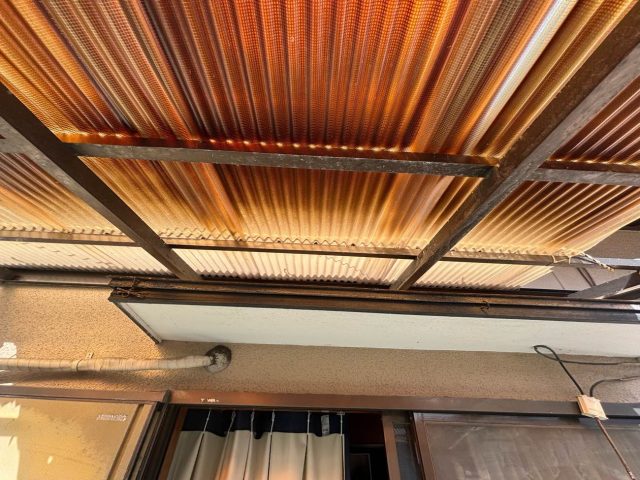 太宰府市の交換が望ましい波板屋根