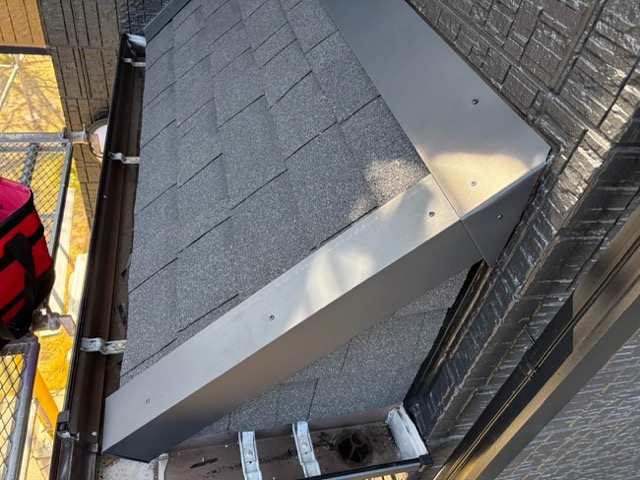 小郡市の屋根カバー工法、完了