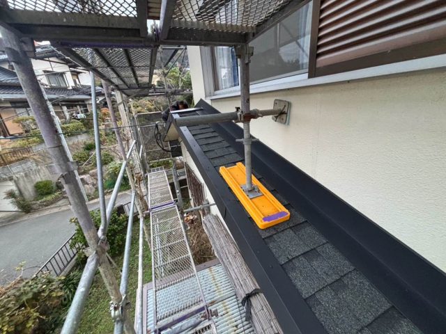 小郡市のカバー工事における板金施工