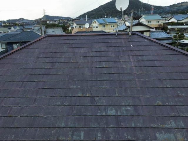 筑紫野市でスレート屋根の調査