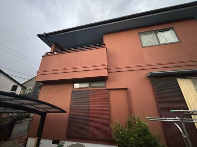 【筑紫野市】外壁調査で劣化症状を確認｜戸建て住宅へ塗装メンテナンスを提案