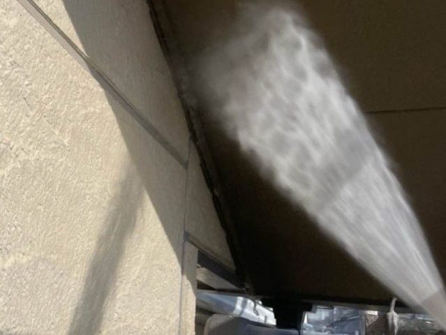 太宰府市の軒天洗浄