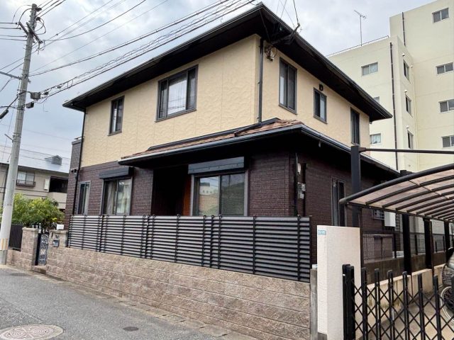 太宰府市で塗装が完了した戸建て