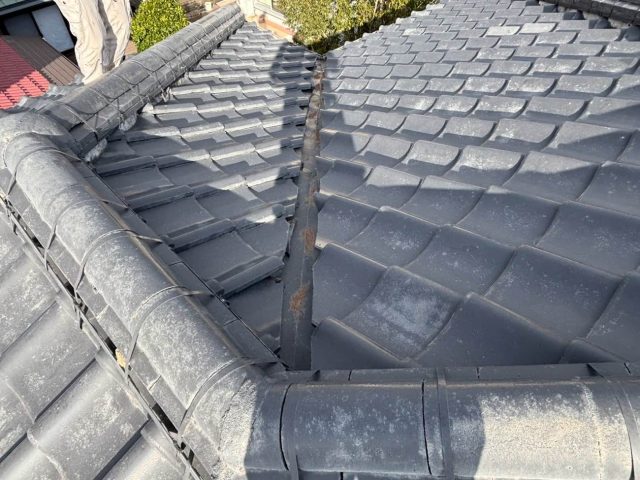 筑紫野市の劣化した瓦屋根