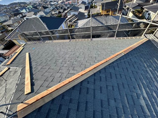 太宰府市で板金下地の施工