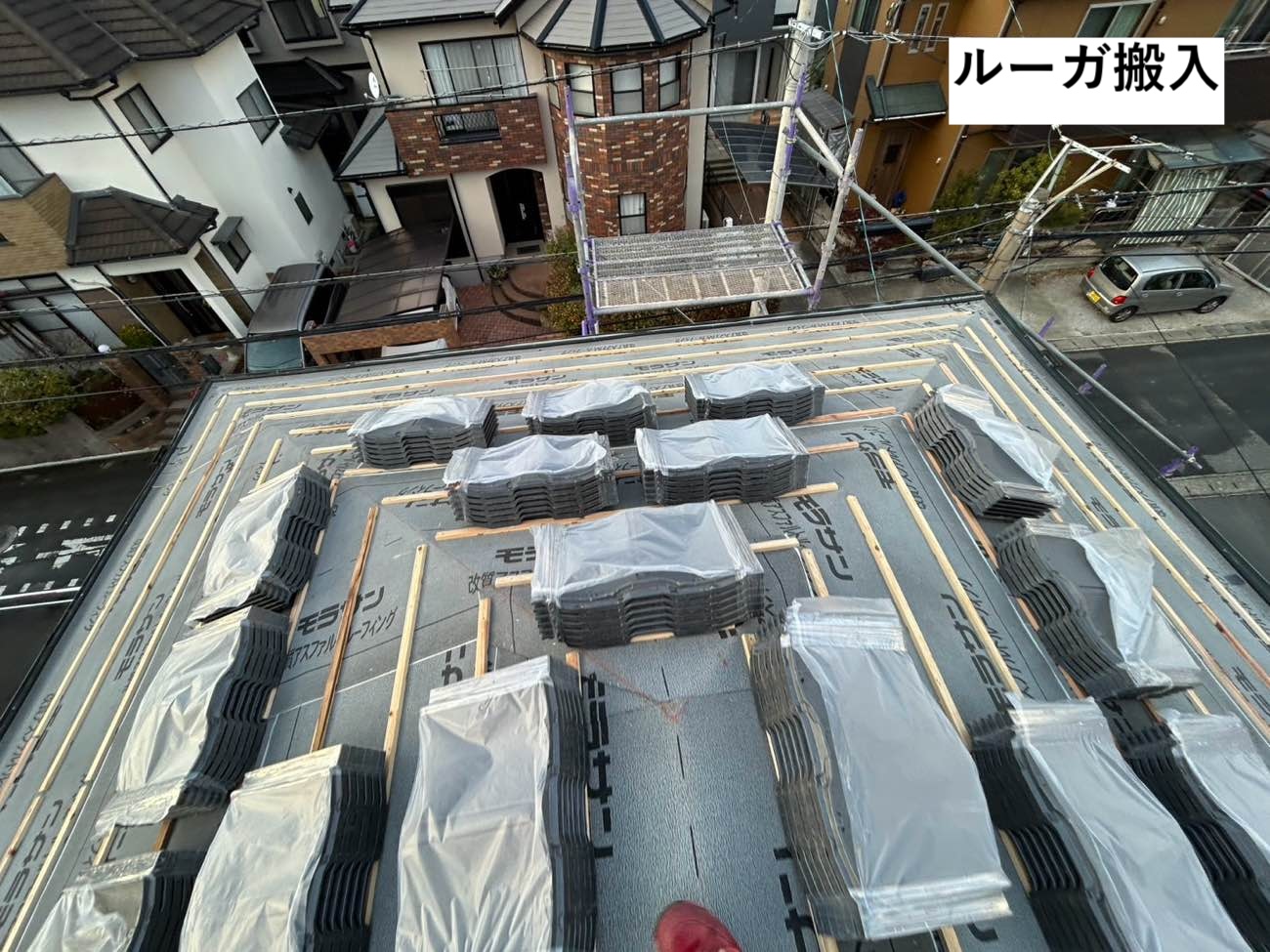 ルーガ雅を採用した葺き替え工事