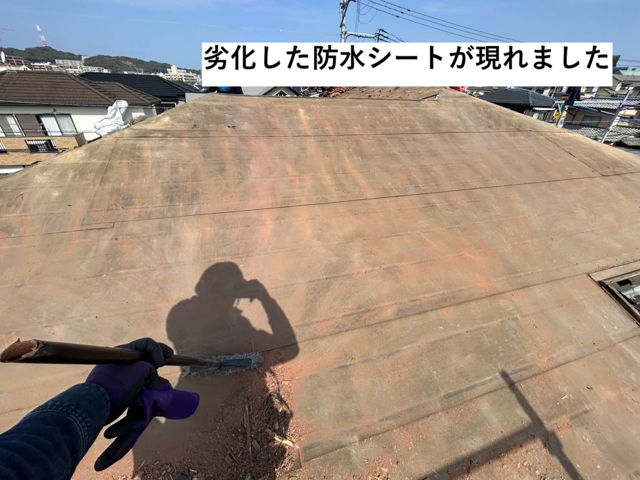 ルーガ雅を採用した葺き替え工事