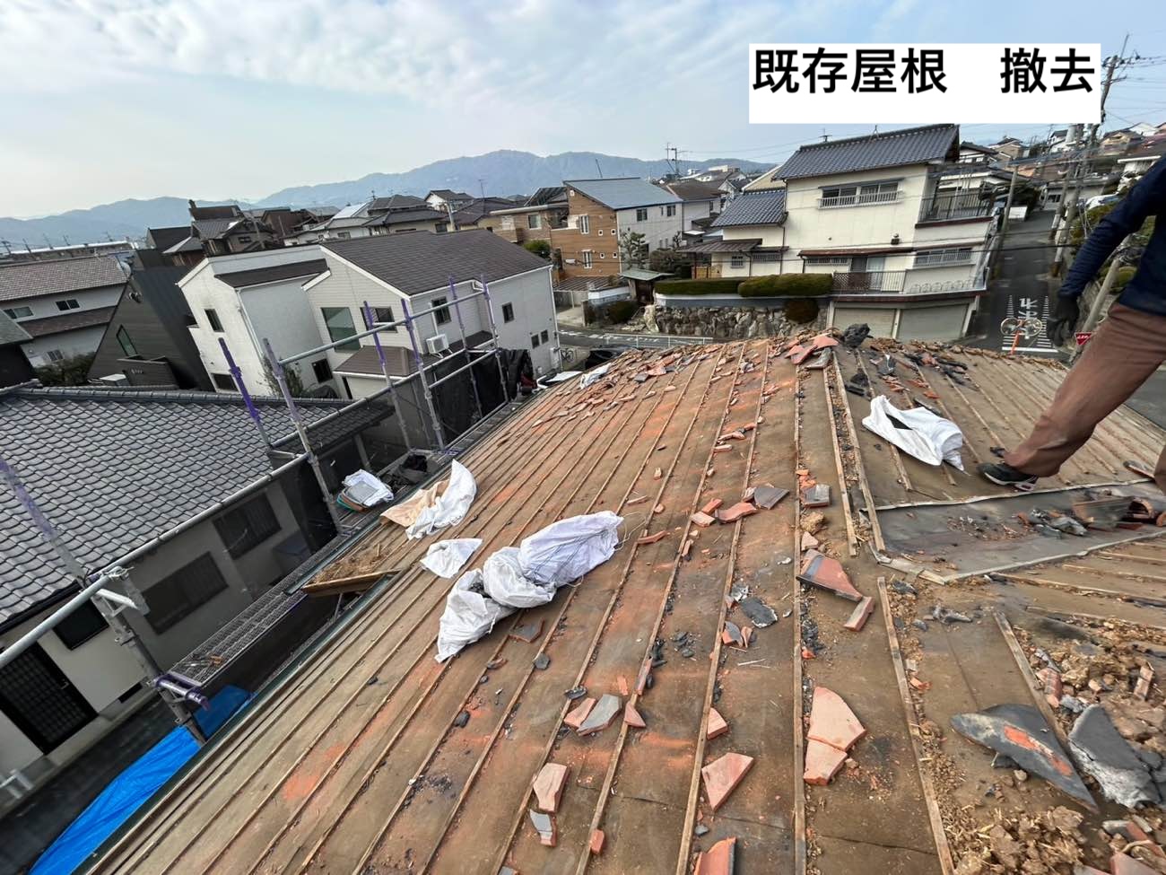 ルーガ雅を採用した葺き替え工事