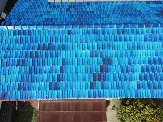 太宰府市で瓦屋根の不具合を調査