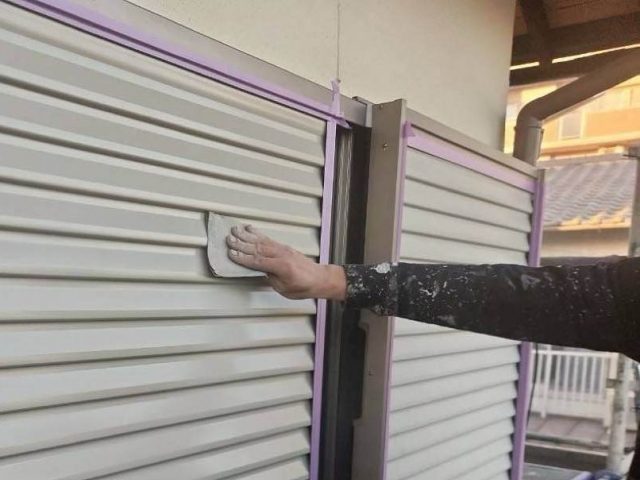 筑紫野市の雨戸ケレン