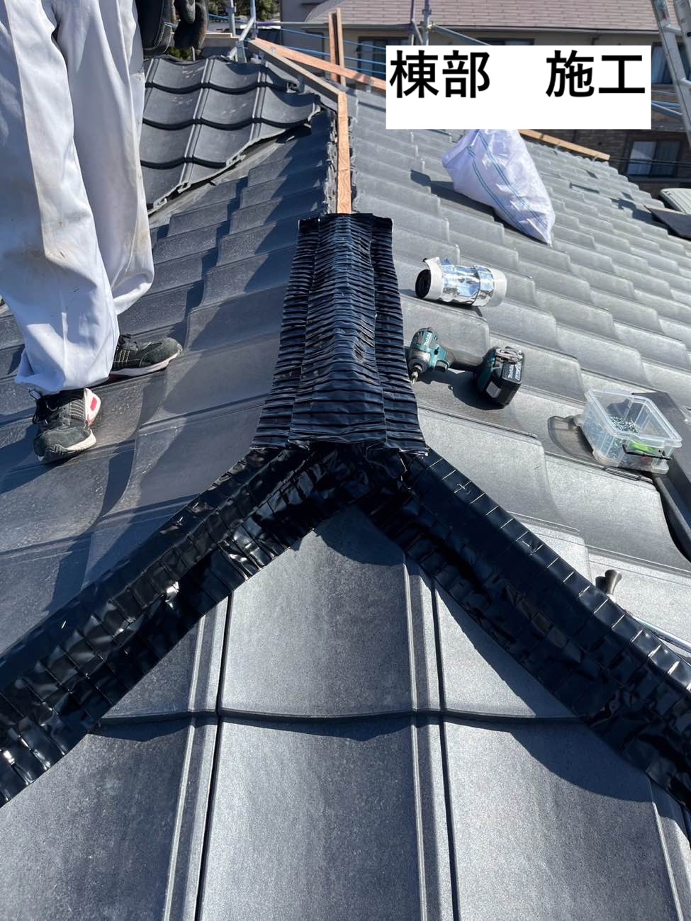 ルーガ雅を採用した葺き替え工事
