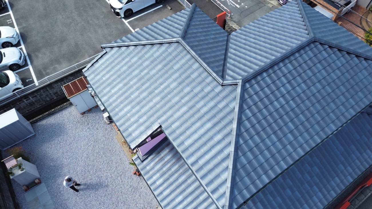 ルーガ雅を採用した葺き替え工事