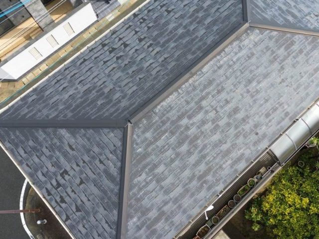 太宰府市で調査したスレート屋根