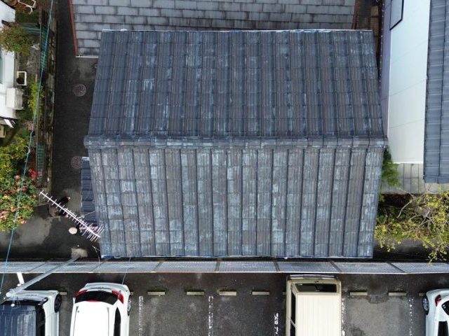太宰府市で撮影した瓦屋根
