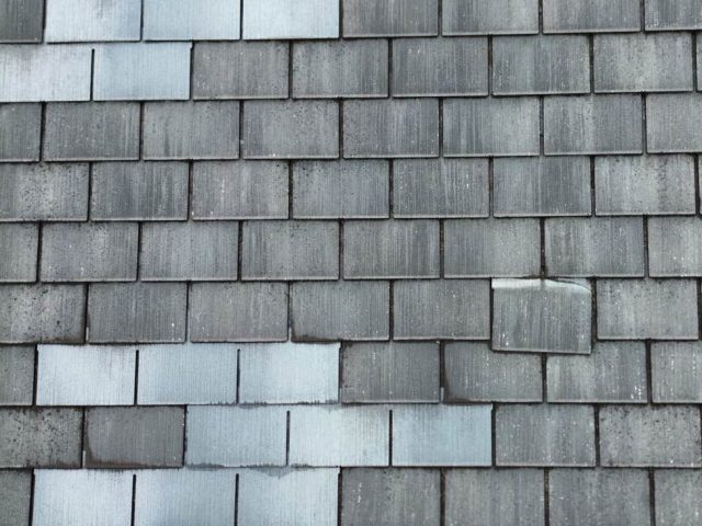 筑紫野市の強風でずれたスレート屋根