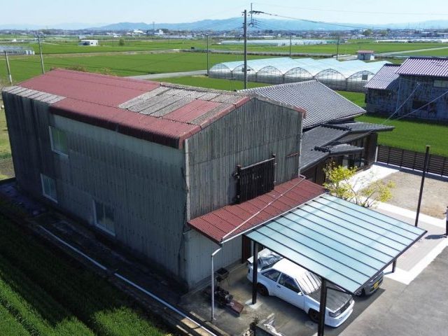 小郡市で調査した倉庫外観