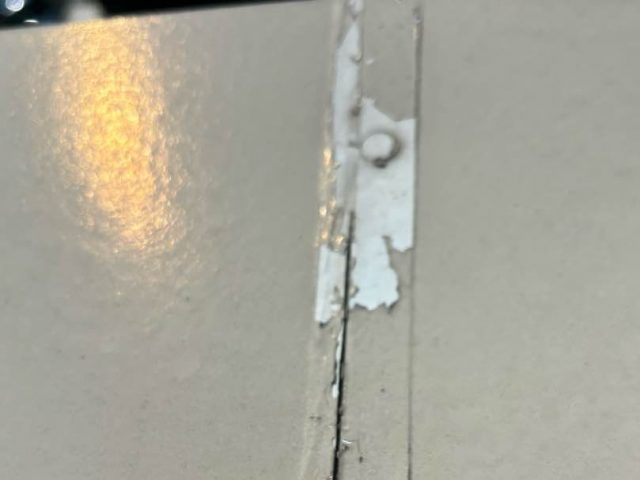 小郡市のパラペットの老朽化