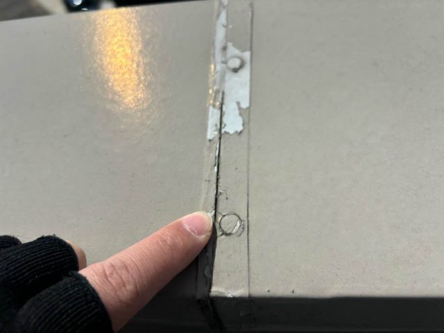 太宰府市の陸屋根パラペットの劣化