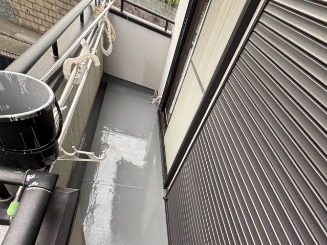 筑紫野市でウレタン防水完了