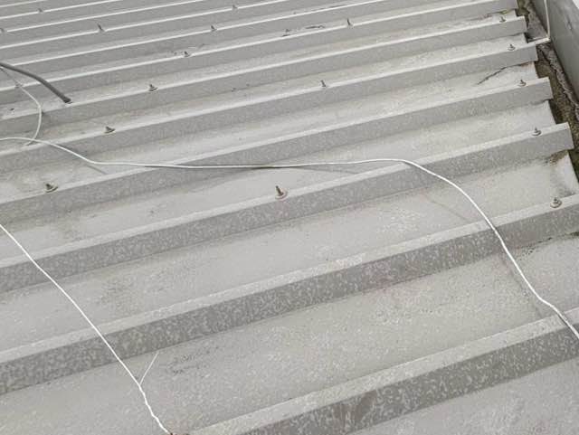 小郡市の雨漏りした工場の陸屋根