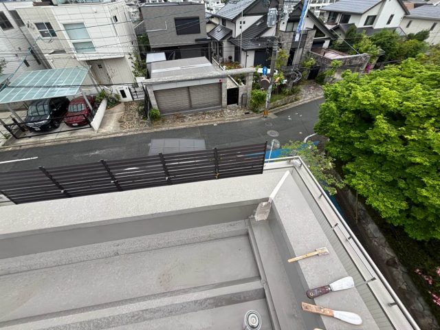 太宰府市のコーキング補修作業