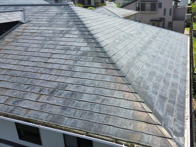 太宰府市のスレート屋根の劣化