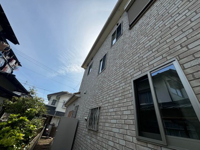 太宰府市で外壁の劣化を確認