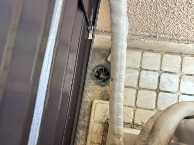筑紫野市のベランダの排水溝つまり