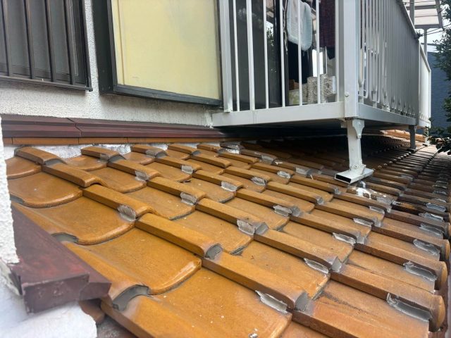 小郡市で瓦屋根の雨漏り調査
